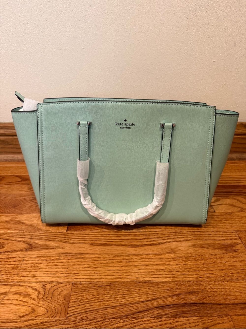NWT Kate Spade Mint Leather Tote
